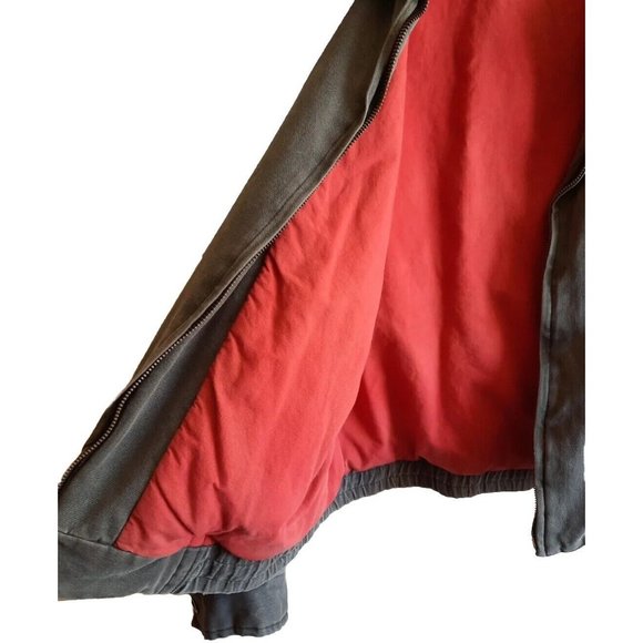 Vintage M Julian Mens Faded Denim Bomber Jacket Size 40 / Medium - Picture 5 of 11